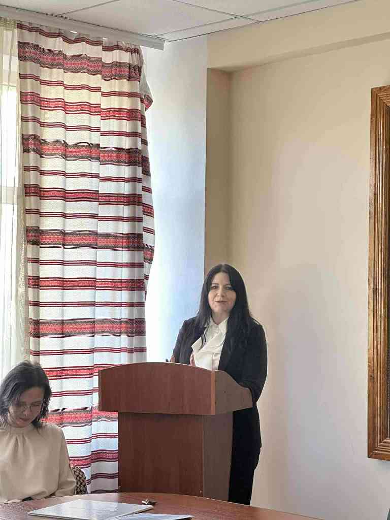 Виступ доц. О. Мединської